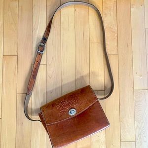 Leather Hand Engraved Bag from Costa Rica